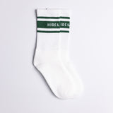 Socks White Green