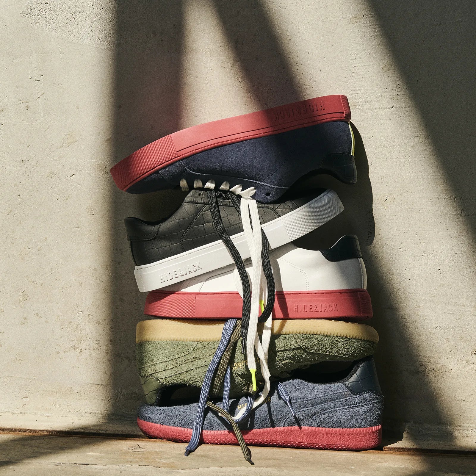 Sky Blue White, Italian Designer Sneaker Hide&Jack Online Store