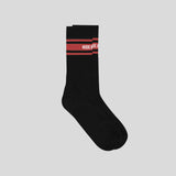 Socks Black Red