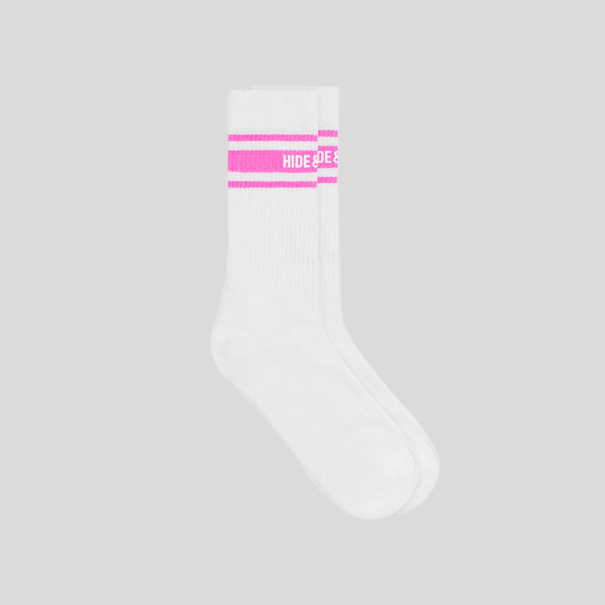 Socks White Pink