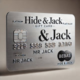 Hide & Jack Gift card